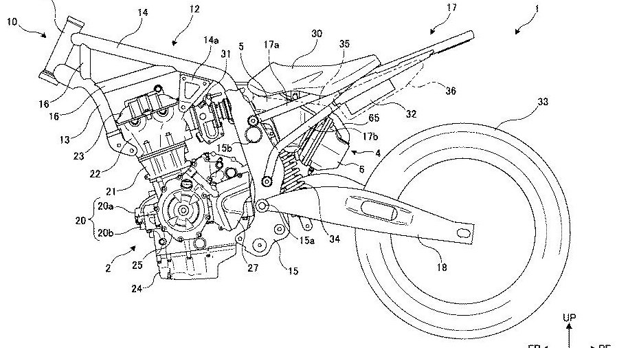 Suzuki parallel twin patent